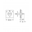 Внешняя часть переключателя потоков GROHE Allure на 3 положения, темный графит глянец 