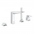 Смеситель для ванны GROHE Allure Brilliant на 4 отверстия, на край ванны, хром 