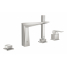Смеситель для ванны GROHE Allure Brilliant на 4 отверстия, на край ванны, суперсталь 