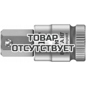 Головка торцевая WERA 8740 A Hex-Plus HF Zyklop с вставкой-битой 1/4", с фиксацией, 5/16" x 28 мм 003389
