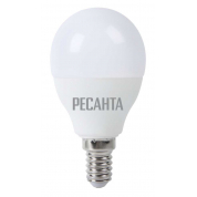 Лампа светодиодная РЕСАНТА LL-R-G45-7W-230-4K-E14