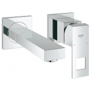 Внешняя часть смесителя для раковины GROHE Eurocube на 2 отверстия, S-Size, хром 