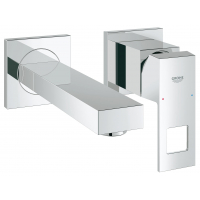 Внешняя часть смесителя для раковины GROHE Eurocube на 2 отверстия, S-Size, хром 