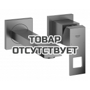 Внешняя часть смесителя для раковины GROHE Eurocube на 2 отверстия, S-Size, темный графит матовый 