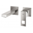 Внешняя часть смесителя для раковины GROHE Eurocube на 2 отверстия, S-Size, суперсталь 