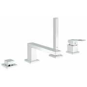 Смеситель для ванны GROHE Eurocube на 4 отверстия, на край ванны, хром 