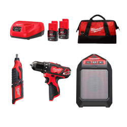 Набор инструментов Milwaukee M12 SET2J-302C