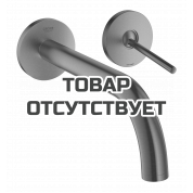 Внешняя часть смесителя для раковины GROHE Atrio Joy настенного монтажа на 2 отверстия, темный графит матовый 