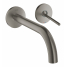 Внешняя часть смесителя для раковины GROHE Atrio Joy настенного монтажа на 2 отверстия, темный графит матовый 