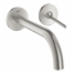 Внешняя часть смесителя для раковины GROHE Atrio Joy настенного монтажа на 2 отверстия, суперсталь 