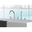 Смеситель для ванны GROHE Atrio двухвентильный, на 5 отверстий, на край ванны, хром 