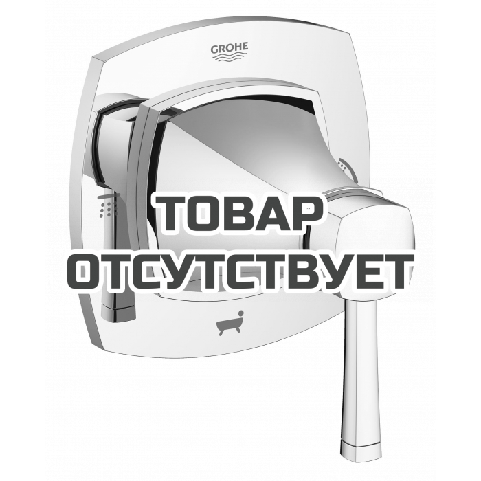 Внешняя часть переключателя потоков GROHE Grandera на 3 положения, хром 