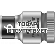 Головка торцевая WERA 8790 HMB HF Zyklop 6-гранная 3/8", с фиксацией, 6 x 29 мм 003740