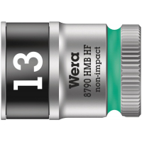 Головка торцевая WERA 8790 HMB HF Zyklop 6-гранная 3/8", с фиксацией, 13 x 29 мм 003747