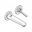 Внешняя часть смесителя для раковины GROHE Eurodisc Joy на 2 отверстия, хром 