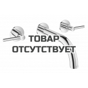 Внешняя часть смесителя для раковины GROHE Atrio настенного монтажа на 3 отверстия, двухвентильный, хром 