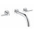 Внешняя часть смесителя для раковины GROHE Atrio настенного монтажа на 3 отверстия, двухвентильный, хром 