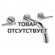 Внешняя часть смесителя для раковины GROHE Atrio настенного монтажа на 3 отверстия, двухвентильный, холодный рассвет глянец 