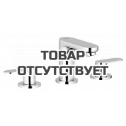 Смеситель для раковины GROHE Eurosmart Cosmopolitan на 3 отверстия с донным клапаном, хром 