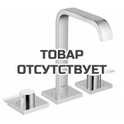 Смеситель для раковины GROHE Allure двухвентильный на 3 отверстия, с донным клапаном, хром 