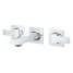 Внешняя часть смесителя для раковины GROHE Allure скрытого монтажа, на 3 отверстия, S-Size, хром 