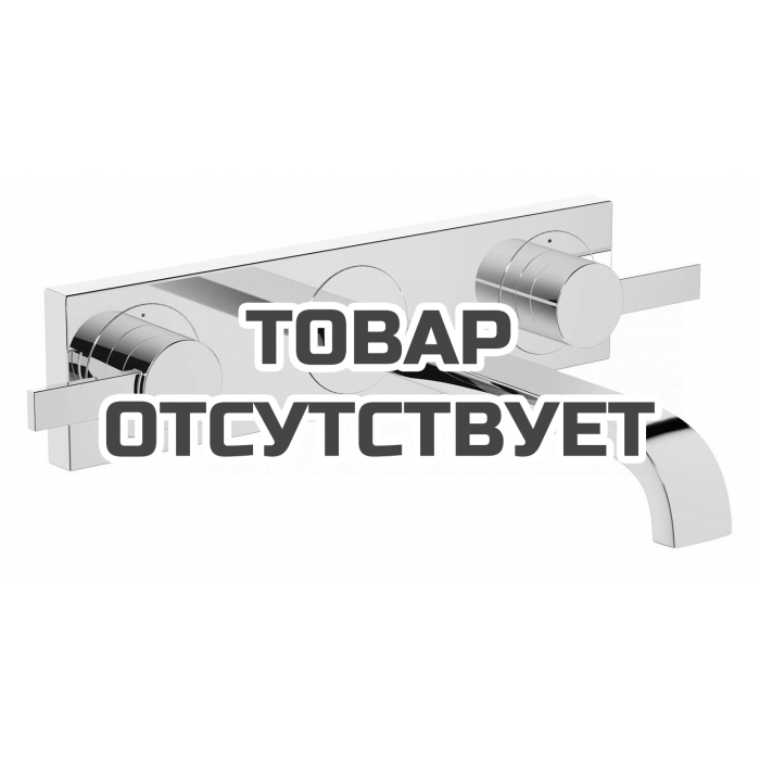 Внешняя часть смесителя для раковины GROHE Allure на 3 отверстия, вынос 220 мм, хром 