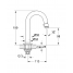 Кран для раковины GROHE Universal, без функции смешивания, с C-изливом, суперсталь 