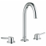 Смеситель для раковины GROHE Concetto на 3 отверстия с донным клапаном, хром 