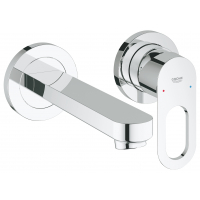 Смеситель для раковины GROHE BauLoop скрытого монтажа на 2 отверстия, в комплекте с монтажной частью, хром