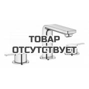 Смеситель для раковины GROHE Lineare на 3 отверстия, с донным клапаном, хром 