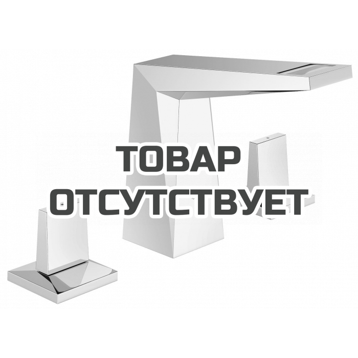 Смеситель для раковины GROHE Allure Brilliant на 3 отверстия, с донным клапаном и низким изливом, хром 