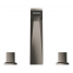 Смеситель для раковины GROHE Allure Brilliant на 3 отверстия, с донным клапаном и высоким изливом, темный графит матовый 