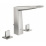 Смеситель для раковины GROHE Allure Brilliant на 3 отверстия, с донным клапаном и высоким изливом, суперсталь 