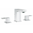 Смеситель для раковины GROHE Eurocube на 3 отверстия с донным клапаном, хром 