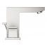 Смеситель для раковины GROHE Eurocube на 3 отверстия, суперсталь 
