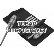 Набор насадок WERA Kraftform Kompakt VDE 17 RA 1 Tool Finder с отвёрткой-битодержателем c трещоткой, 17 предметов 006618