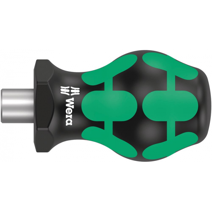Отвертка-битодержатель WERA 811/1 Kraftform Stubby 1/4" С 6.3 008880