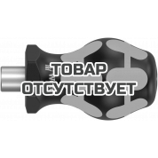 Отвертка-битодержатель WERA 809/1 ESD Kraftform Stubby антистатическая со стопорным кольцом 1/4" x 54 мм, 1/4" С 6.3 008882