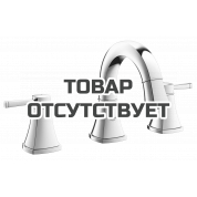 Смеситель для раковины GROHE Grandera на 3 отверстия, с донным клапаном, S-Size, хром 