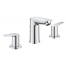 Смеситель для раковины GROHE BauEdge на 3 отверстия, хром 