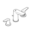 Смеситель для раковины GROHE BauEdge на 3 отверстия, хром 
