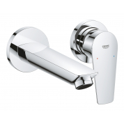 Смеситель для раковины GROHE BauEdge скрытого монтажа на 2 отверстия, в комплекте с монтажной частью, хром 