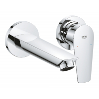 Смеситель для раковины GROHE BauEdge скрытого монтажа на 2 отверстия, в комплекте с монтажной частью, хром 