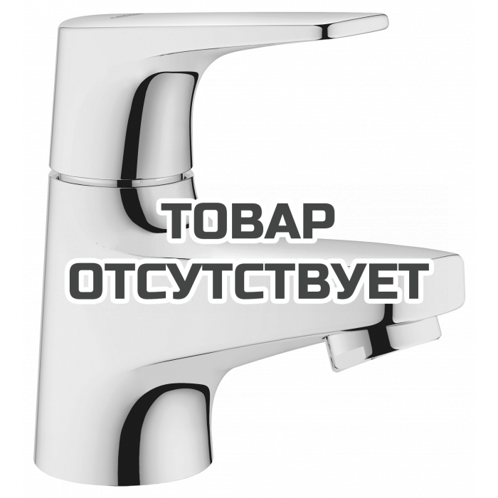 Кран для раковины GROHE BauFlow, без функции смешивания, хром 