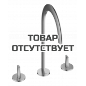 Смеситель для раковины GROHE Atrio Icon 3D двухвентильный на 3 отверстия, нержавеющая сталь 