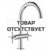 Смеситель для раковины GROHE Atrio двухвентильный, хром 