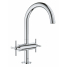 Смеситель для раковины GROHE Atrio двухвентильный, хром 