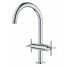 Смеситель для раковины GROHE Atrio двухвентильный, хром 