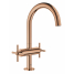 Смеситель для раковины GROHE Atrio двухвентильный, теплый закат глянец 