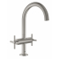Смеситель для раковины GROHE Atrio двухвентильный, суперсталь 